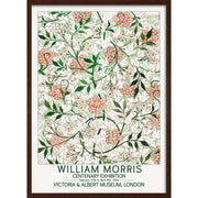 William Morris Jasmine | Great Britain A3 297 X 420Mm 11.7 16.5 Inches / Framed Print - Dark Oak
