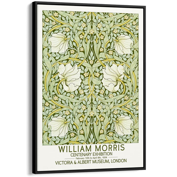 William Morris Pimpernel | Great Britain A4 210 X 297Mm 8.3 11.7 Inches / Canvas Floating Frame: