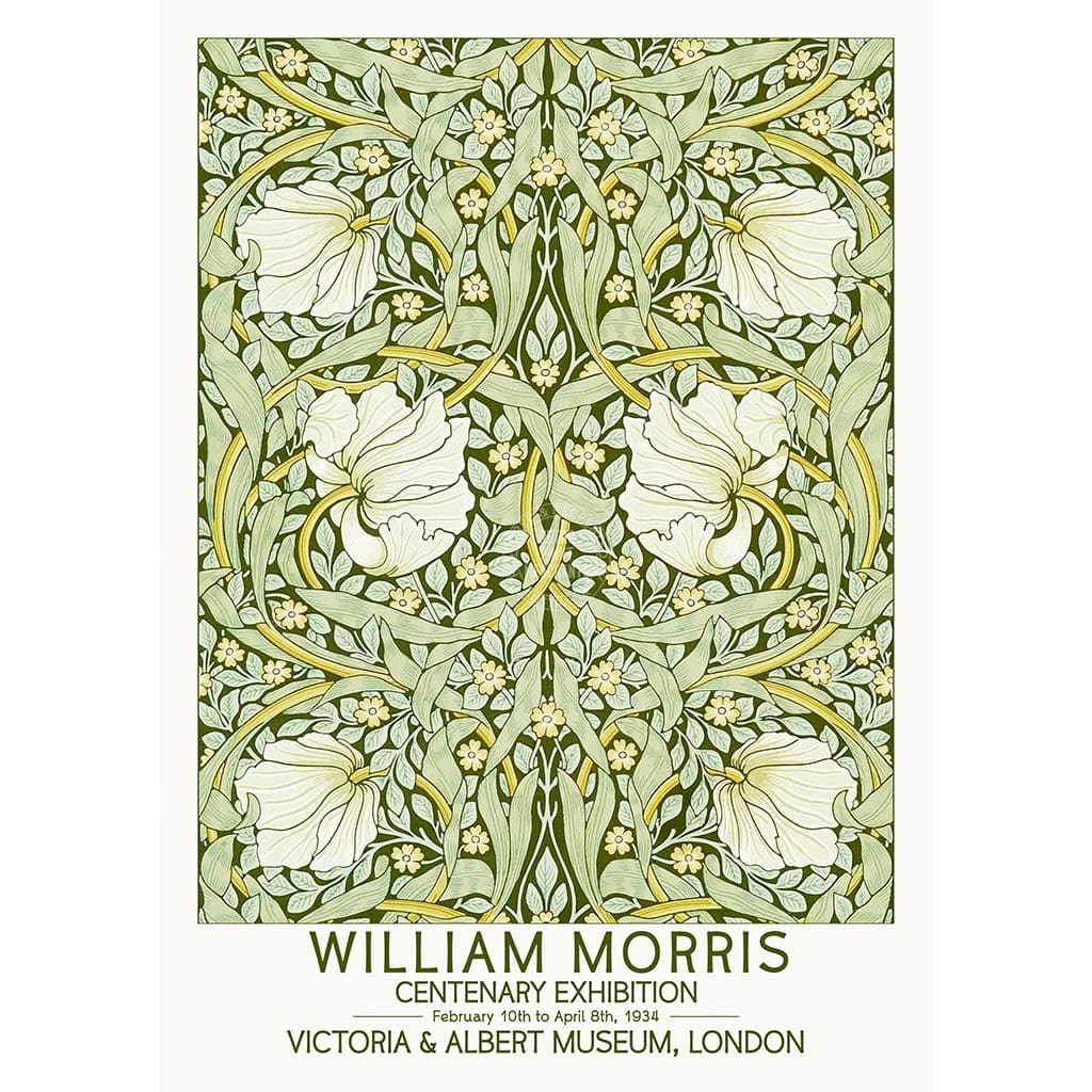William Morris Pimpernel | Great Britain A4 210 X 297Mm 8.3 11.7 Inches / Unframed Print Art