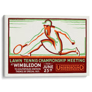 Wimbledon 1928 | United Kingdom A3 297 X 420Mm 11.7 16.5 Inches / Stretched Canvas Print Art