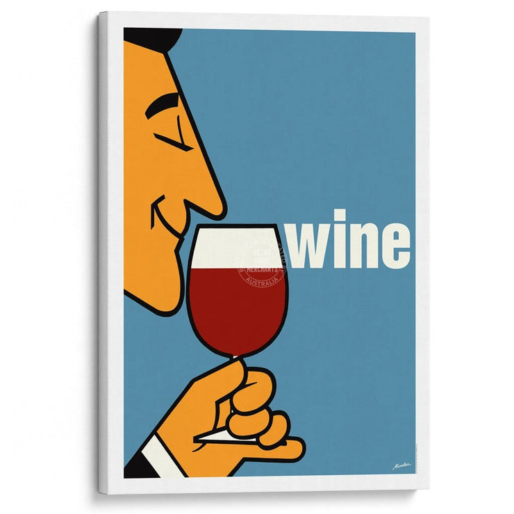 Wine | France A3 297 X 420Mm 11.7 16.5 Inches / Stretched Canvas Print Art