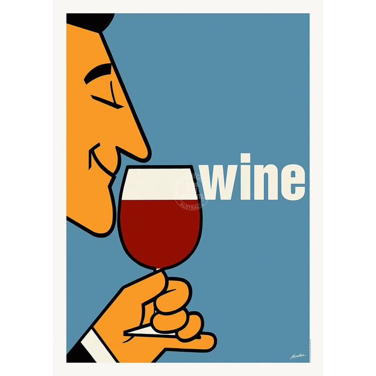 Wine | France A3 297 X 420Mm 11.7 16.5 Inches / Unframed Print Art