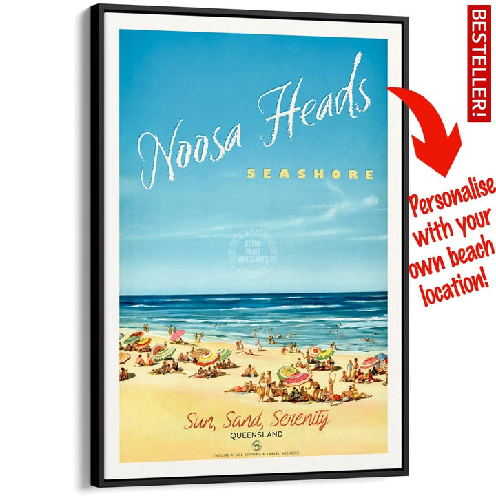 Your Own Beach Location | Personalise It Or Keep Noosa Heads A3 297 X 420Mm 11.7 16.5 Inches /