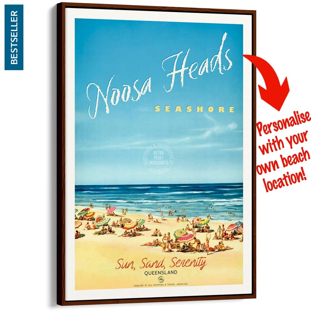Your Own Beach Location | Personalise It Or Keep Noosa Heads A3 297 X 420Mm 11.7 16.5 Inches /