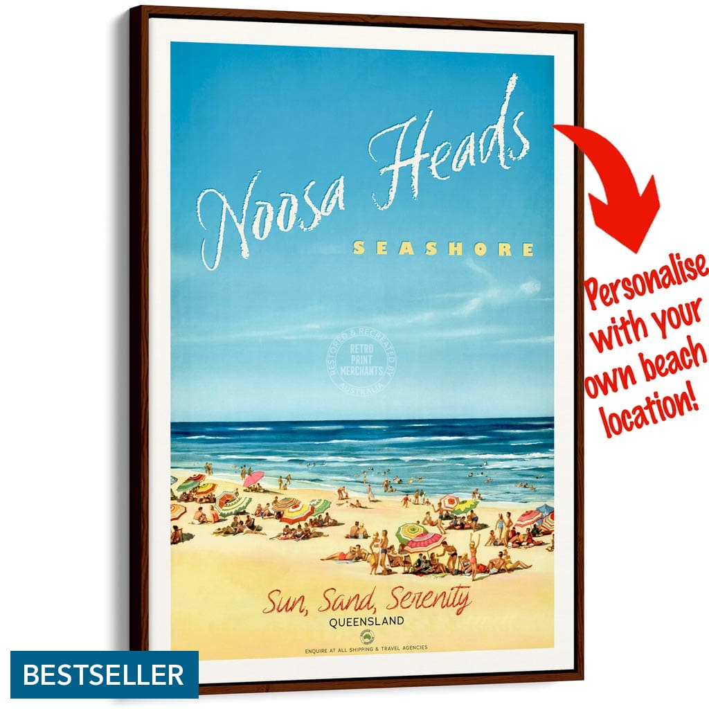 Your Own Beach Location | Personalise It Or Keep Noosa Heads A3 297 X 420Mm 11.7 16.5 Inches /