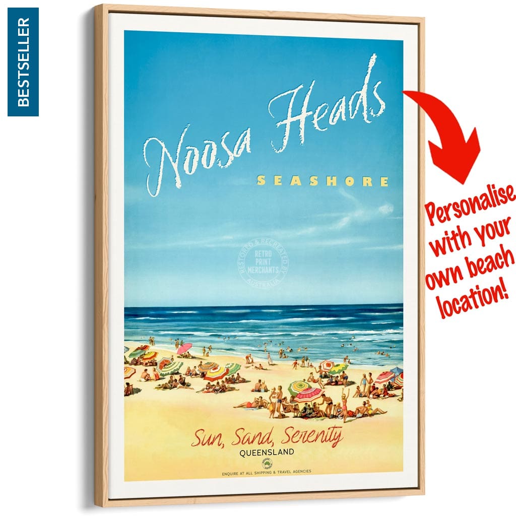 Your Own Beach Location | Personalise It Or Keep Noosa Heads A3 297 X 420Mm 11.7 16.5 Inches /