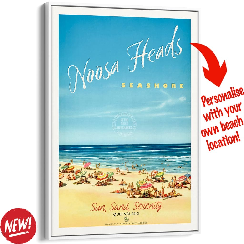 Your Own Beach Location | Personalise It Or Keep Noosa Heads A3 297 X 420Mm 11.7 16.5 Inches /