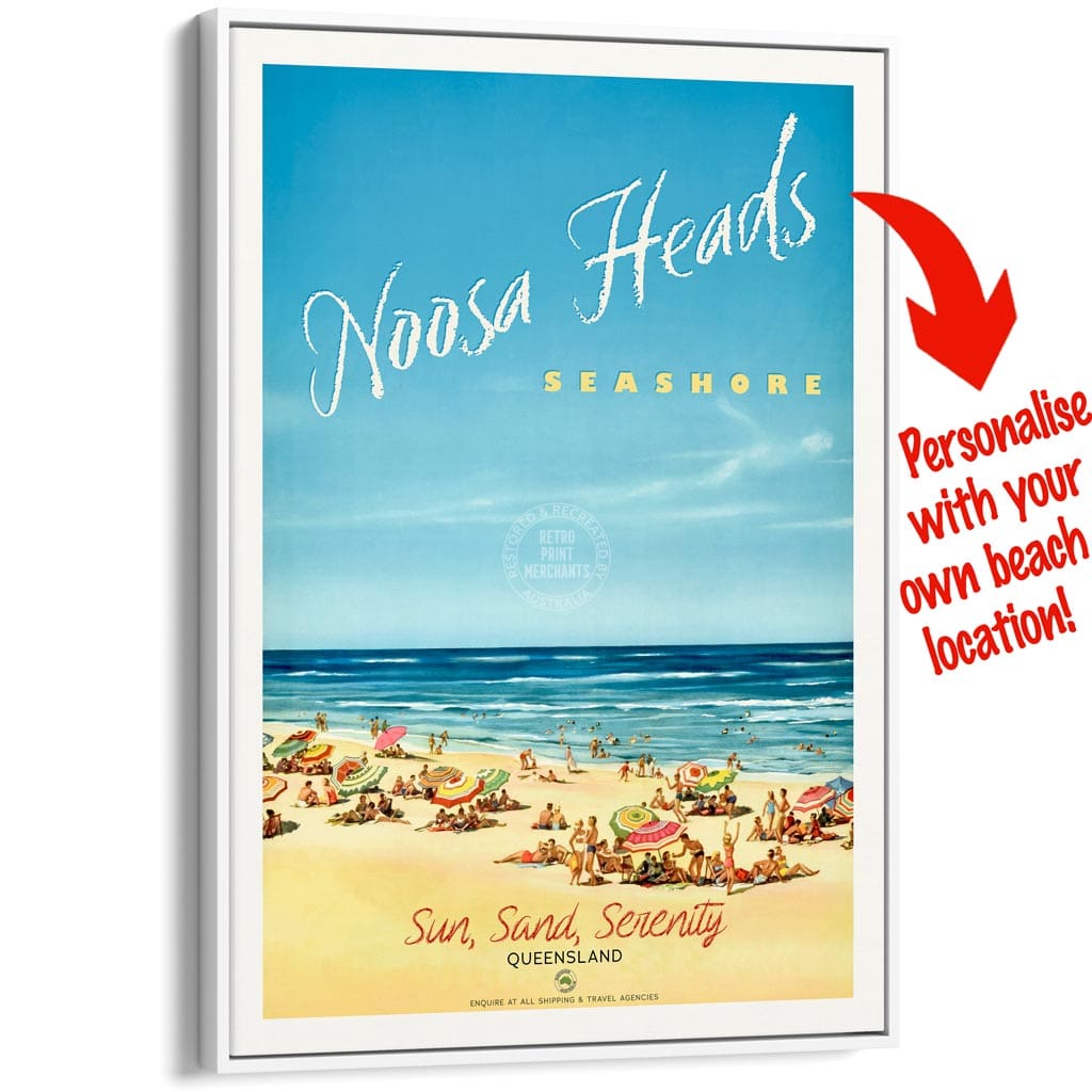 Your Own Beach Location | Personalise It Or Keep Noosa Heads A3 297 X 420Mm 11.7 16.5 Inches /
