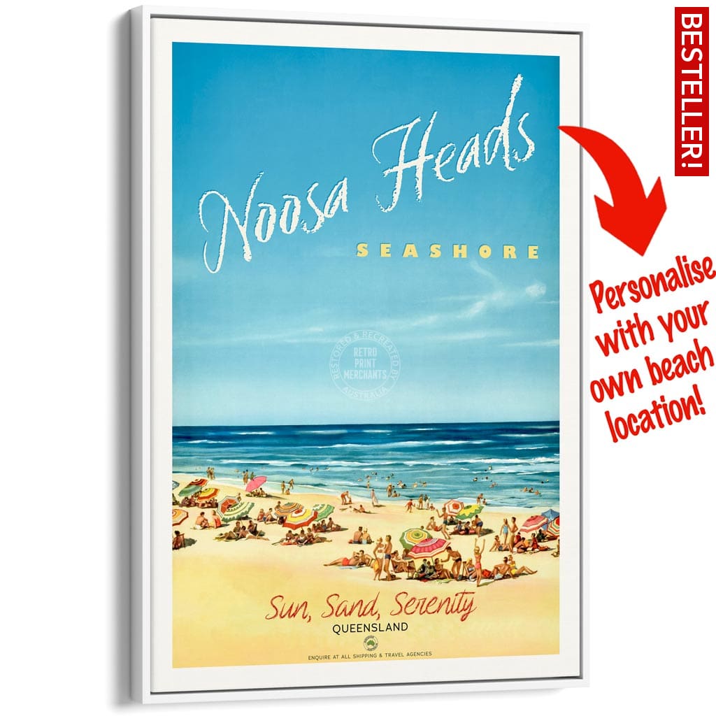 Your Own Beach Location | Personalise It Or Keep Noosa Heads A3 297 X 420Mm 11.7 16.5 Inches /
