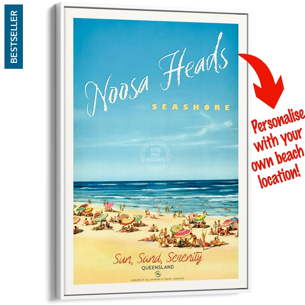 Your Own Beach Location | Personalise It Or Keep Noosa Heads A3 297 X 420Mm 11.7 16.5 Inches /