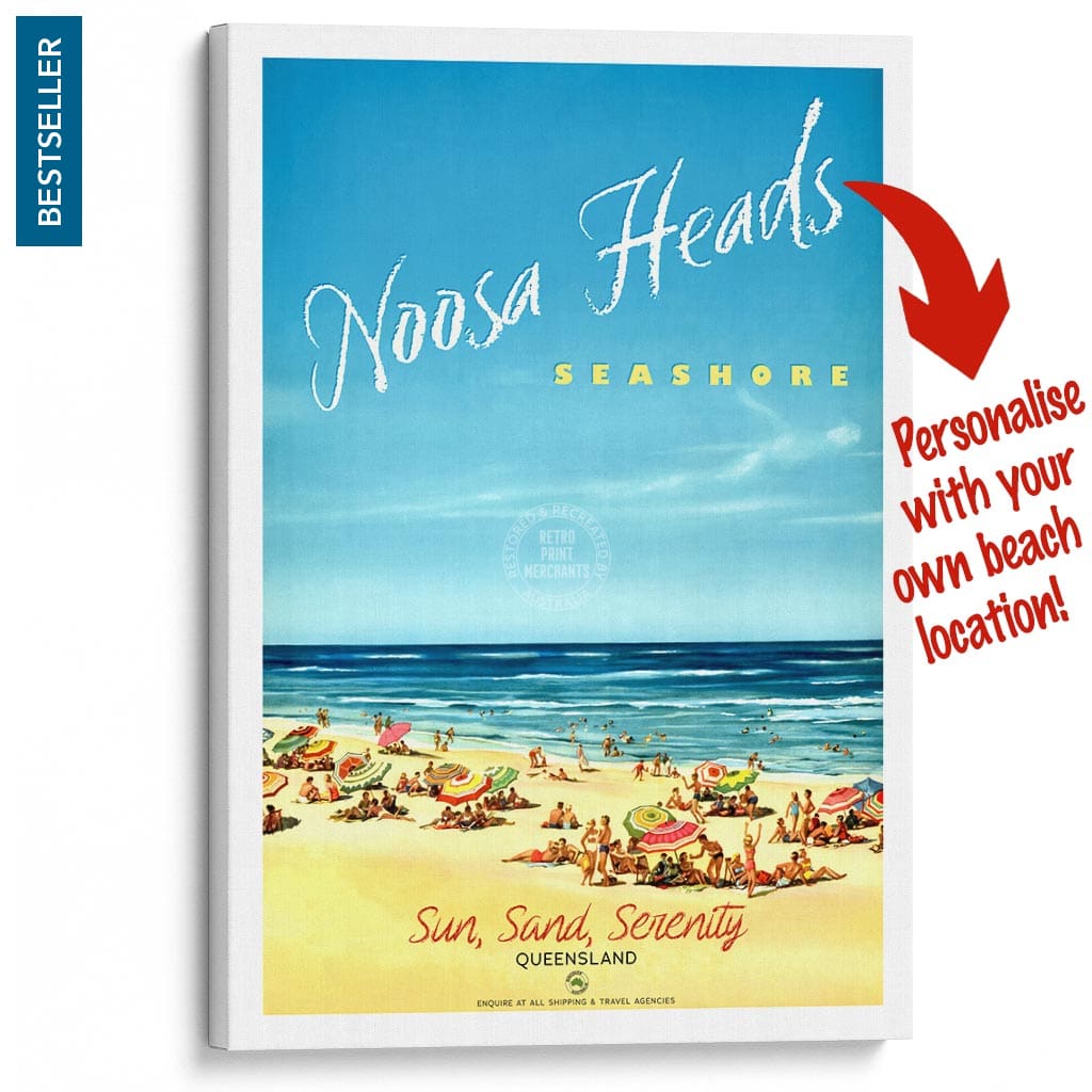 Your Own Beach Location | Personalise It Or Keep Noosa Heads A3 297 X 420Mm 11.7 16.5 Inches /