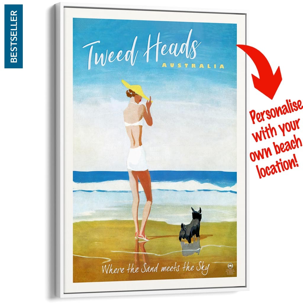 Your Own Beach Location | Personalise It Or Keep Tweed Heads A3 297 X 420Mm 11.7 16.5 Inches /