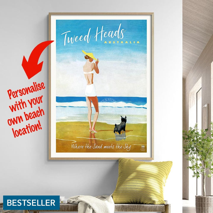 Your Own Beach Location | Personalise It Or Keep Tweed Heads Print Art