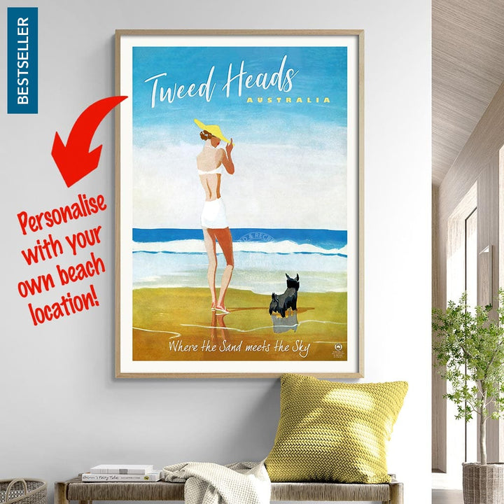 Your Own Beach Location | Personalise It Or Keep Tweed Heads Print Art