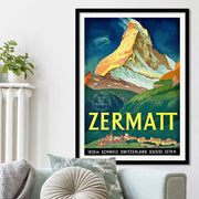 Zermatt 1933 | Switzerland Print Art