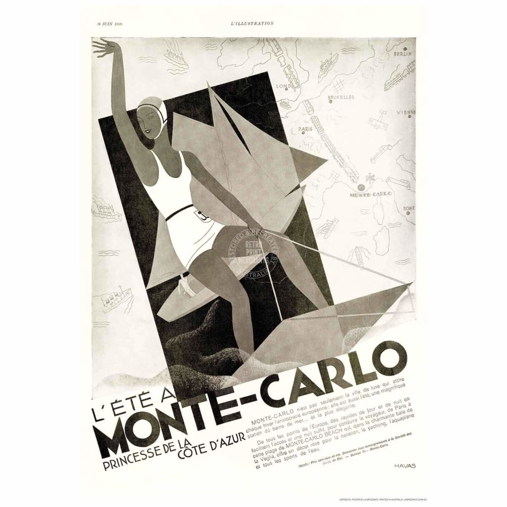 Monte Carlo | France Print Art