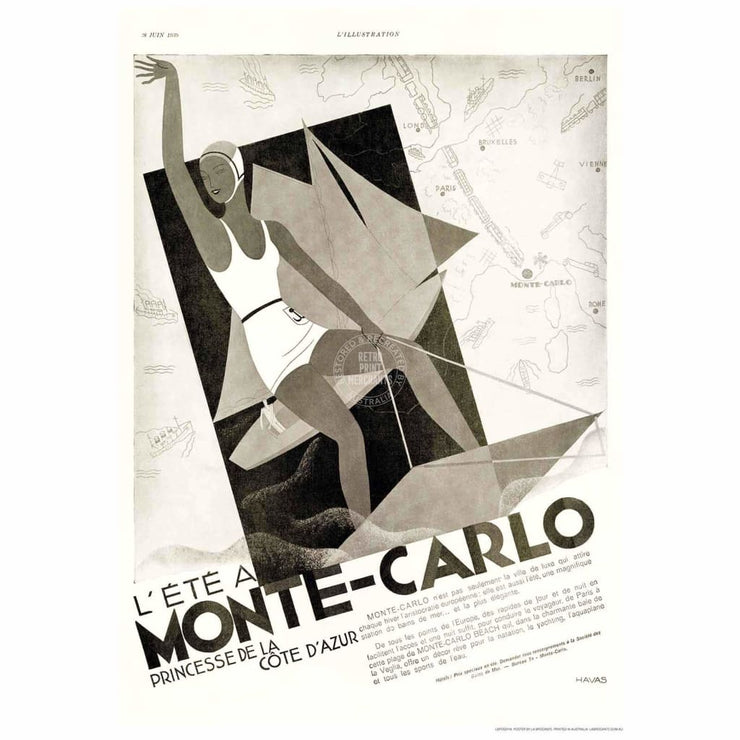 Monte Carlo | France Print Art